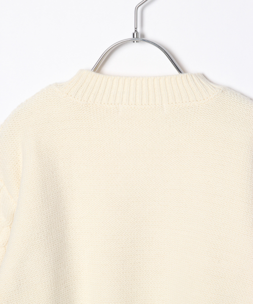 GLOBAL WORK（グローバルワーク）の「【キッズ】アラエルハイネックニットプルオーバー/821625（ニット/セーター・キッズ・ライトブルー/ブラック/ホワイト・XX-LARGE/X-LARGE/SMALL/LARGE/MEDIUM）」の14枚目の写真