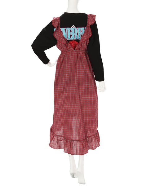 jouetie（ジュエティ）の「フリルキャミワンピース（ワンピース・レディース・レッド/イエロー/ブルー/ブラウン・MEDIUM）」の6枚目の写真