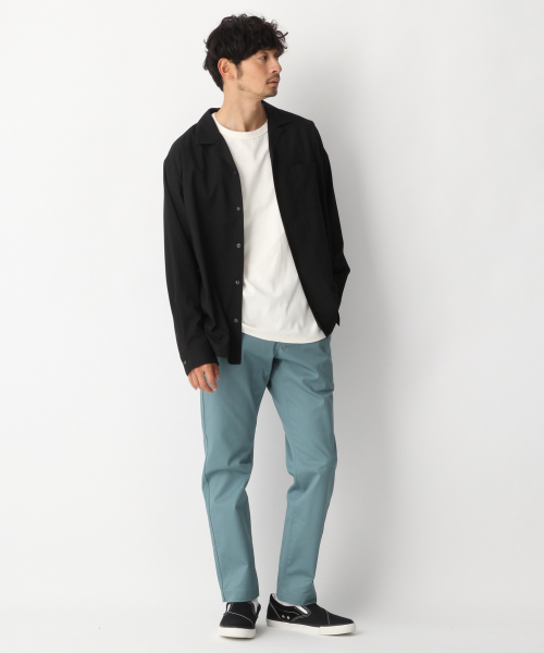 GLOBAL WORK（グローバルワーク）の「TRオープンカラーシャツ/818157（シャツ/ブラウス・メンズ・ブルー系その他7/グレー/ブラック・X-LARGE/SMALL/MEDIUM/LARGE）」の7枚目の写真