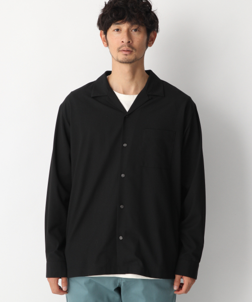 GLOBAL WORK（グローバルワーク）の「TRオープンカラーシャツ/818157（シャツ/ブラウス・メンズ・ブルー系その他7/グレー/ブラック・X-LARGE/SMALL/MEDIUM/LARGE）」の12枚目の写真