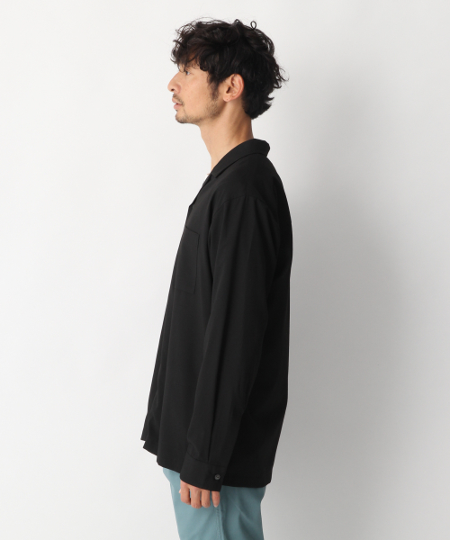 GLOBAL WORK（グローバルワーク）の「TRオープンカラーシャツ/818157（シャツ/ブラウス・メンズ・ブルー系その他7/グレー/ブラック・X-LARGE/SMALL/MEDIUM/LARGE）」の13枚目の写真