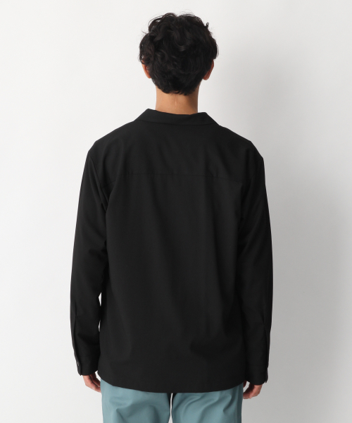 GLOBAL WORK（グローバルワーク）の「TRオープンカラーシャツ/818157（シャツ/ブラウス・メンズ・ブルー系その他7/グレー/ブラック・X-LARGE/SMALL/MEDIUM/LARGE）」の14枚目の写真