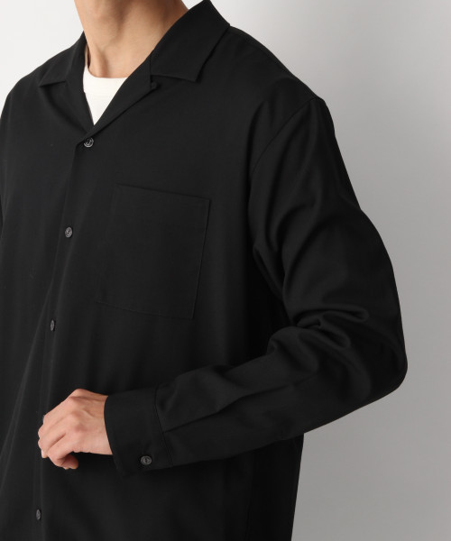 GLOBAL WORK（グローバルワーク）の「TRオープンカラーシャツ/818157（シャツ/ブラウス・メンズ・ブルー系その他7/グレー/ブラック・X-LARGE/SMALL/MEDIUM/LARGE）」の16枚目の写真