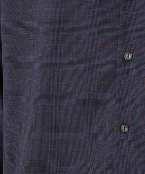 GLOBAL WORK（グローバルワーク）の「TRオープンカラーシャツ/818157（シャツ/ブラウス・メンズ・ブルー系その他7/グレー/ブラック・X-LARGE/SMALL/MEDIUM/LARGE）」の22枚目の写真