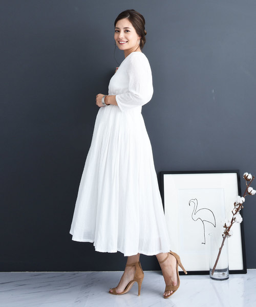 授乳コットンフレア マタニティワンピース マタニティウェア グッズ Chocoa チョコア のファッション通販 Zozotown