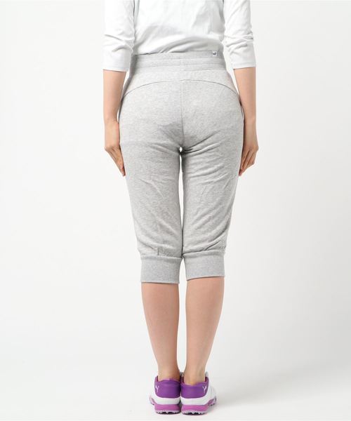 PUMA（プーマ）の「プーマ ESS カプリスウェット（スウェットパンツ・レディース・ライトグレー/ブラック・S/M/L/XL）」の3枚目の写真