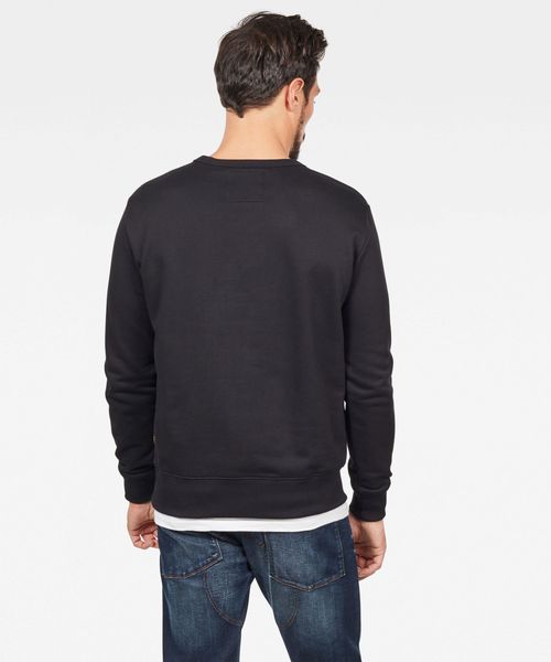 G-STAR(ジースター)の「Graphic 8 Round Neck Sweater(スウェット・メンズ・ダークブルー/ダークブラック・SMALL/MEDIUM/LARGE/X-LARGE/X-SMALL)」の4枚目の写真
