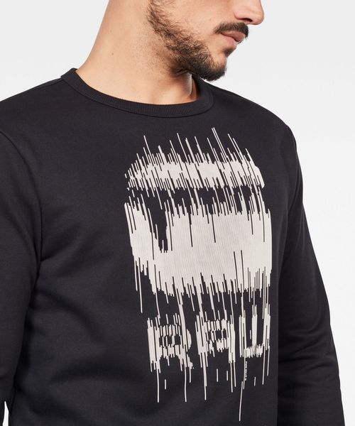 G-STAR(ジースター)の「Graphic 8 Round Neck Sweater(スウェット・メンズ・ダークブルー/ダークブラック・SMALL/MEDIUM/LARGE/X-LARGE/X-SMALL)」の5枚目の写真