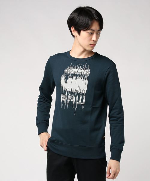 G-STAR(ジースター)の「Graphic 8 Round Neck Sweater(スウェット・メンズ・ダークブルー/ダークブラック・SMALL/MEDIUM/LARGE/X-LARGE/X-SMALL)」の12枚目の写真