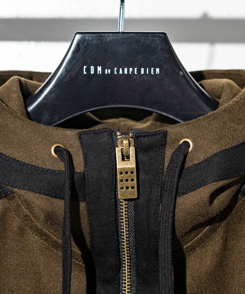 CDM BY CARPEDIEM(シーディーエムバイカルペディエム)の「CDM BY CARPEDIEM(シーディーエム バイ カルペディエム)ジョイントロングコート(モッズコート・メンズ・ブラック/カーキ・L/S/M)」の8枚目の写真