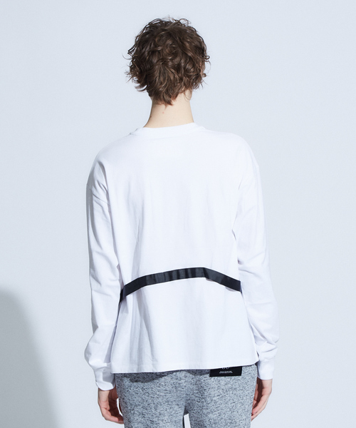 SUPERTHANKS（スーパーサンクス）の「【SUPERTHANKS】 ウエストバック　ロングTシャツ（Tシャツ/カットソー・メンズ・レッド/イエロー・3/2）」の5枚目の写真