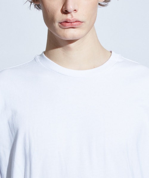 SUPERTHANKS（スーパーサンクス）の「【SUPERTHANKS】 ウエストバック　ロングTシャツ（Tシャツ/カットソー・メンズ・レッド/イエロー・3/2）」の6枚目の写真