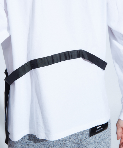 SUPERTHANKS（スーパーサンクス）の「【SUPERTHANKS】 ウエストバック　ロングTシャツ（Tシャツ/カットソー・メンズ・レッド/イエロー・3/2）」の11枚目の写真