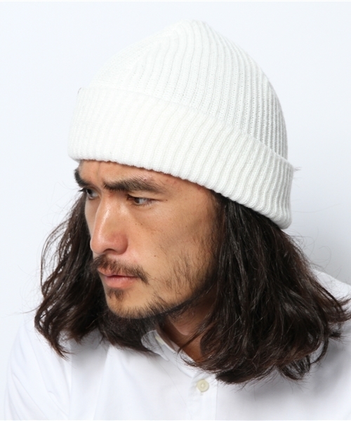 WHO'S WHO gallery(フーズフーギャラリー)の「【期間限定セール】【VINCENZO】ビーニー(ニットキャップ/ビーニー・メンズ・ホワイト/その他・FREE)」の3枚目の写真