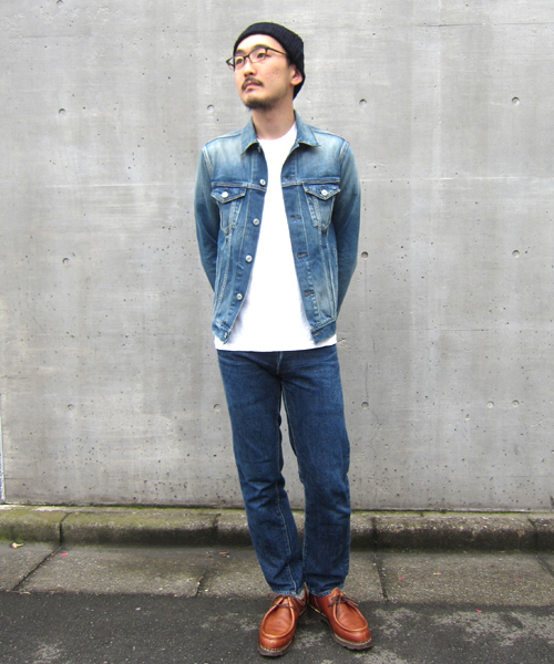 Denime（ドゥニーム）の「【MadeInJapan】PENCIL DENIM JKT USED mod/ストレッチデニムジャケット（デニムジャケット・メンズ・インディゴブルー・LARGE/SMALL/MEDIUM/X-LARGE）」の15枚目の写真