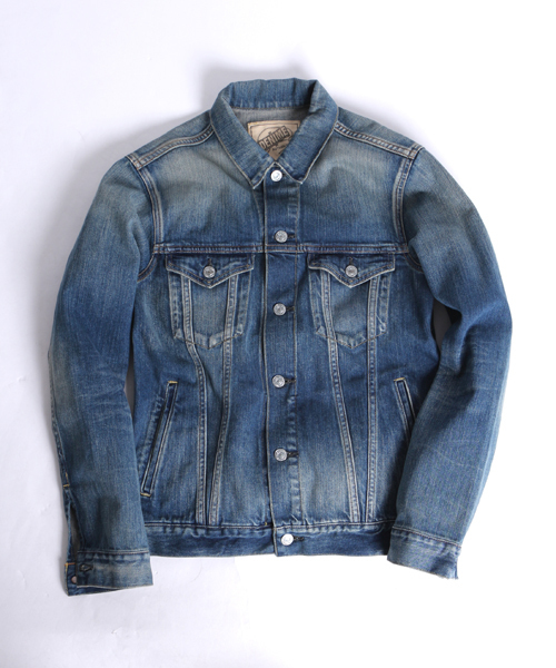 Denime（ドゥニーム）の「【MadeInJapan】PENCIL DENIM JKT USED mod/ストレッチデニムジャケット（デニムジャケット・メンズ・インディゴブルー・LARGE/SMALL/MEDIUM/X-LARGE）」の21枚目の写真
