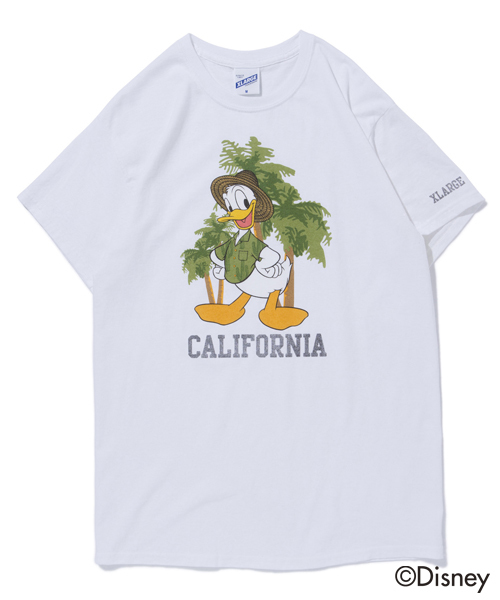 XLARGE(エクストララージ)の「S/S TEE DONALD / ディズニー / Disney(Tシャツ/カットソー・メンズ・ホワイト/アッシュ/ブラック/オレンジ・X-LARGE/LARGE/MEDIUM/SMALL)」の2枚目の写真