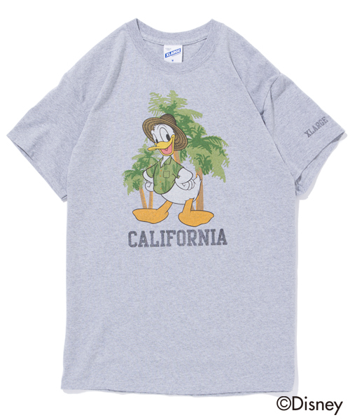 XLARGE(エクストララージ)の「S/S TEE DONALD / ディズニー / Disney(Tシャツ/カットソー・メンズ・ホワイト/アッシュ/ブラック/オレンジ・X-LARGE/LARGE/MEDIUM/SMALL)」の1枚目の写真