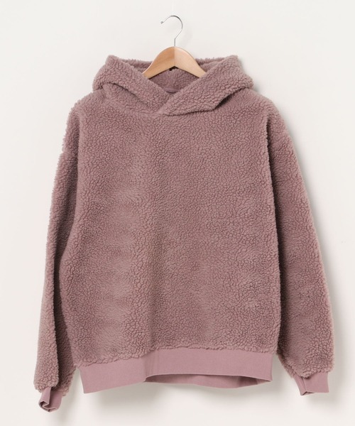 TONE SELECT WEAR(トーンセレクトウェア)の「BOA BIGプルパーカー(BL)(パーカー・レディース・ホワイト/ブラック/ベージュ/その他1/その他2/キャメル/ダークグリーン/ライトパープル/カーキ・MEDIUM/LARGE)」の6枚目の写真