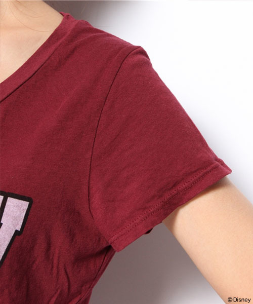 B:MING by BEAMS（ビーミングバイビームス）の「JUNK FOOD / ”mickey mouse” ディズニー Tシャツ（Tシャツ/カットソー・レディース・レッド系その他・SMALL/MEDIUM）」の8枚目の写真