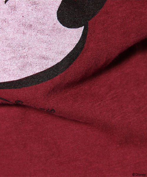 B:MING by BEAMS（ビーミングバイビームス）の「JUNK FOOD / ”mickey mouse” ディズニー Tシャツ（Tシャツ/カットソー・レディース・レッド系その他・SMALL/MEDIUM）」の2枚目の写真