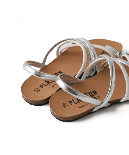 PLAKTON（プラクトン）の「【PLAKTON(プラクトン)】BAYFLOW別注サンダル（サンダル・レディース・ベージュ/シルバー・36/38）」の7枚目の写真