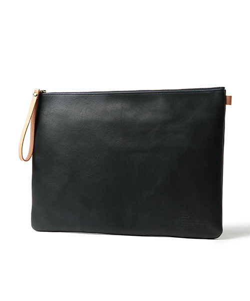 B:MING by BEAMS（ビーミングバイビームス）の「buddy / Fang leather clutch（クラッチバッグ・メンズ・グレー/ブラウン系その他/ネイビー/ホワイト/ブラック・ONE SIZE）」の5枚目の写真