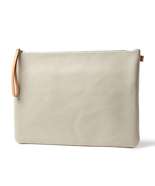 B:MING by BEAMS（ビーミングバイビームス）の「buddy / Fang leather clutch（クラッチバッグ・メンズ・グレー/ブラウン系その他/ネイビー/ホワイト/ブラック・ONE SIZE）」の4枚目の写真