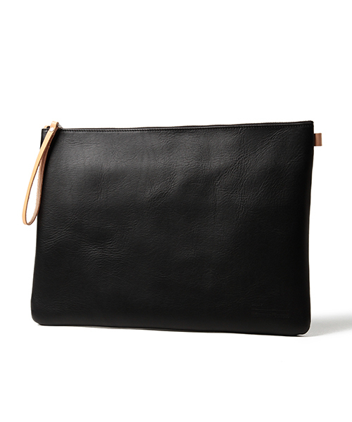 B:MING by BEAMS（ビーミングバイビームス）の「buddy / Fang leather clutch（クラッチバッグ・メンズ・グレー/ブラウン系その他/ネイビー/ホワイト/ブラック・ONE SIZE）」の3枚目の写真