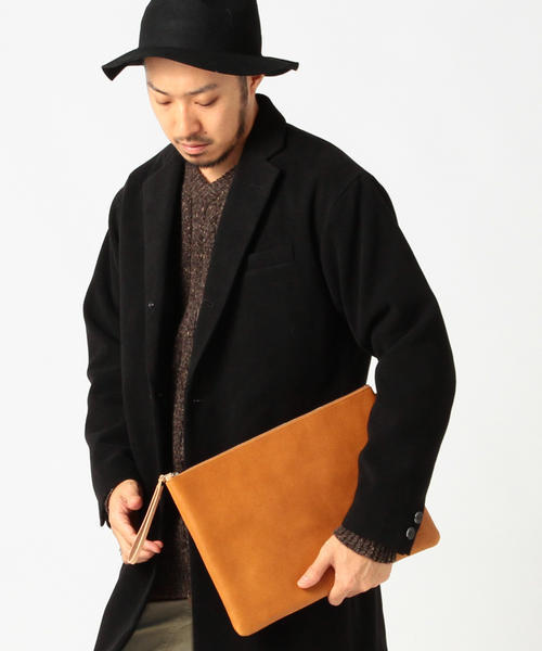 B:MING by BEAMS（ビーミングバイビームス）の「buddy / Fang leather clutch（クラッチバッグ・メンズ・グレー/ブラウン系その他/ネイビー/ホワイト/ブラック・ONE SIZE）」の11枚目の写真
