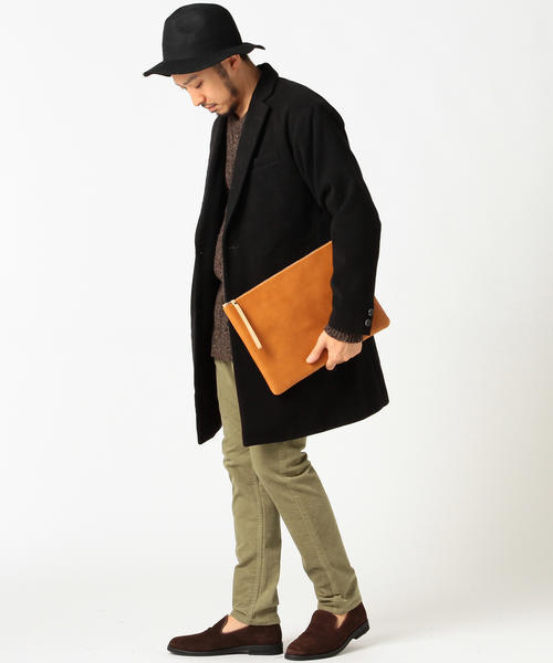 B:MING by BEAMS（ビーミングバイビームス）の「buddy / Fang leather clutch（クラッチバッグ・メンズ・グレー/ブラウン系その他/ネイビー/ホワイト/ブラック・ONE SIZE）」の10枚目の写真