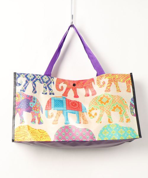 チャイハネ（チャイハネ）の「【チャイハネ】ファインビニールバッグ（エコバッグ/サブバッグ・レディース・その他1/その他2/その他3/その他4・FREE）」の5枚目の写真