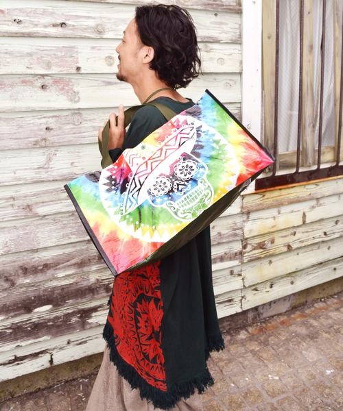 チャイハネ（チャイハネ）の「【チャイハネ】ファインビニールバッグ（エコバッグ/サブバッグ・レディース・その他1/その他2/その他3/その他4・FREE）」の12枚目の写真