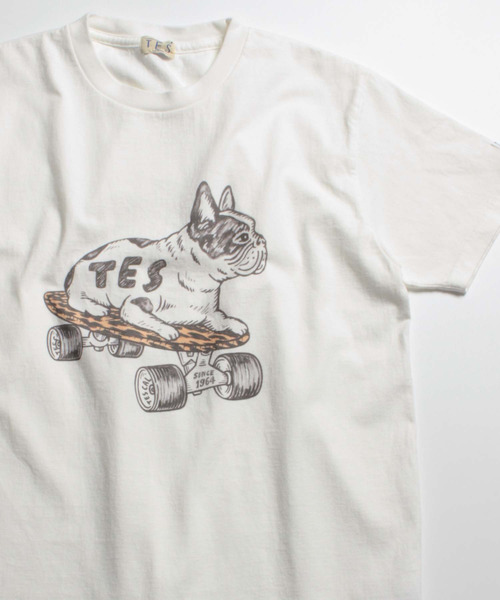 The Endless Summer(�G���h���X�T�}�[)��TES LEOPARD SKATE BUHI T-SHIRT / T�V���c(T�V���c/�J�b�g�\�[)