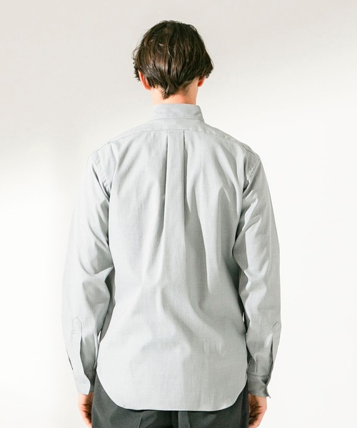 UNITED TOKYO（ユナイテッドトウキョウ）の「シャークスキンボタンダウンロングスリーブシャツ（シャツ/ブラウス・メンズ・オフホワイト/ベージュ/ネイビー/グリーン・1/2/3）」の21枚目の写真