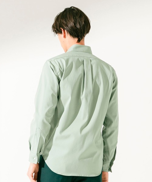 UNITED TOKYO（ユナイテッドトウキョウ）の「シャークスキンボタンダウンロングスリーブシャツ（シャツ/ブラウス・メンズ・オフホワイト/ベージュ/ネイビー/グリーン・1/2/3）」の17枚目の写真