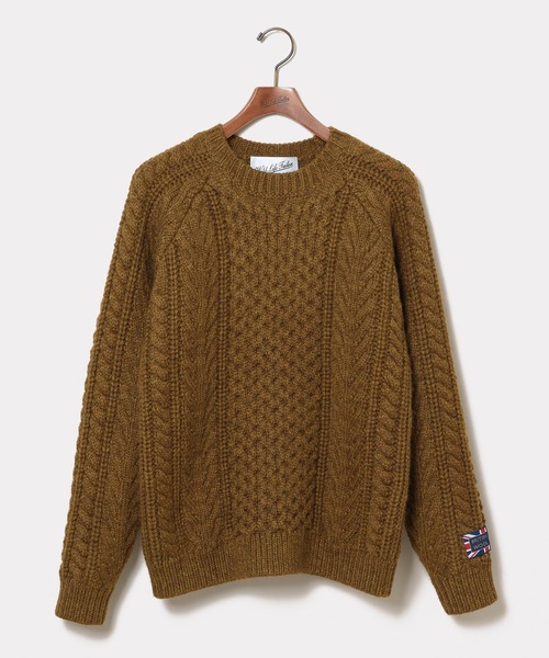 WILD LIFE TAILOR フィッシャーマン ニット セーター M WILD LIFE TAILOR フィッシャーマン ニット セーター M