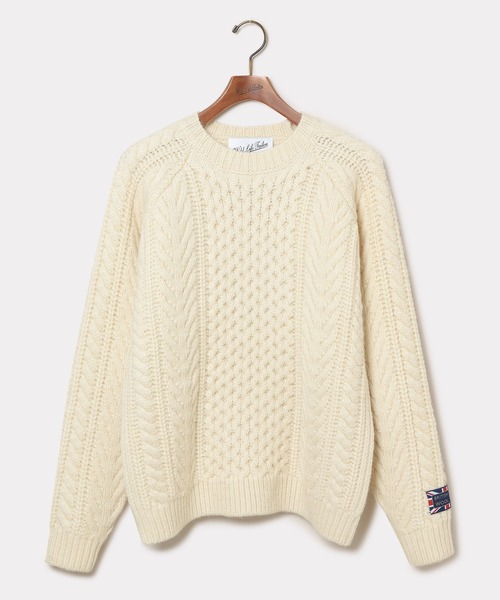 WILD LIFE TAILOR フィッシャーマン ニット セーター M WILD LIFE TAILOR フィッシャーマン ニット セーター M