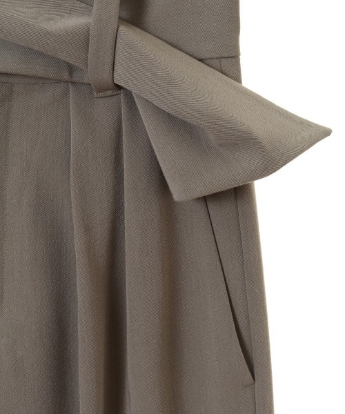 CLANE（クラネ）の「【CLANE(クラネ)】ワイドベルトパンツ（その他パンツ・レディース・ブラック/ベージュ・1/0）」の12枚目の写真