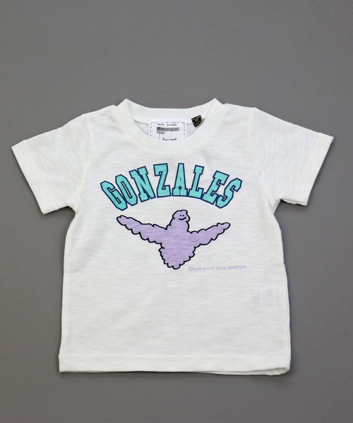 Mark Gonzales(マーク・ゴンザレス)の「MARK GONZALES/マークゴンザレス Tシャツ(Tシャツ/カットソー・キッズ・オフホワイト/ネイビー・100cm/110cm/130cm/90cm/140cm/120cm)」の2枚目の写真