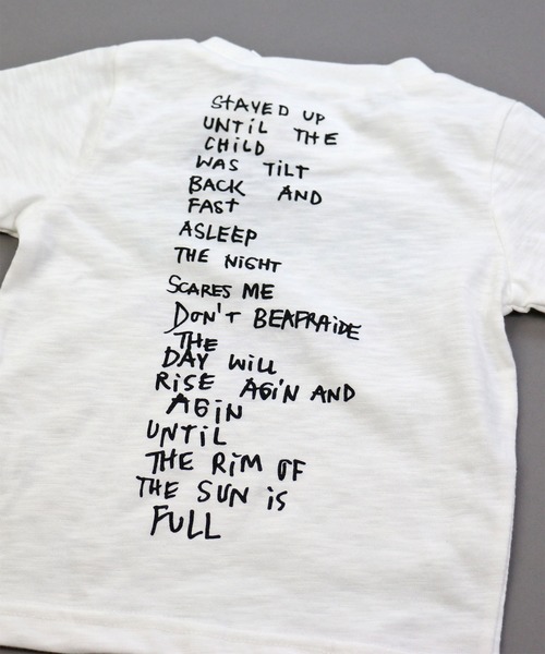 Mark Gonzales(マーク・ゴンザレス)の「MARK GONZALES/マークゴンザレス Tシャツ(Tシャツ/カットソー・キッズ・オフホワイト/ネイビー・100cm/110cm/130cm/90cm/140cm/120cm)」の8枚目の写真