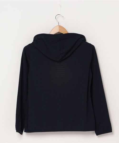 AIGLE（エーグル）の「吸水速乾 リラクシーン パーカ（パーカー・レディース・ピンク/ダークネイビー/ライトグリーン・36/40/38）」の4枚目の写真