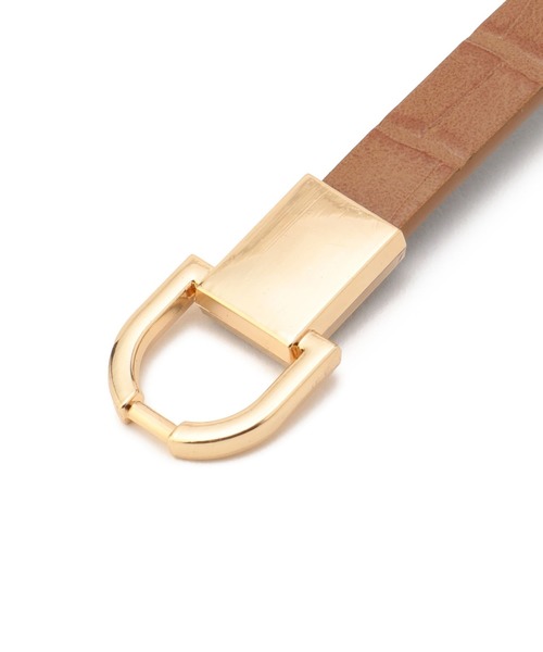 NARACAMICIE（ナラカミーチェ）の「細ベルト（ベルト・レディース・ベージュ/ブラウン・FREE）」の9枚目の写真