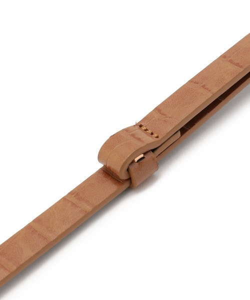 NARACAMICIE（ナラカミーチェ）の「細ベルト（ベルト・レディース・ベージュ/ブラウン・FREE）」の10枚目の写真