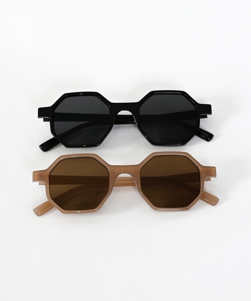 Narcissus（ナルシス）の「【cheap!!by vaNite】ヘキサゴンサングラス（サングラス・レディース・ブラック/ベージュ・FREE）」の13枚目の写真