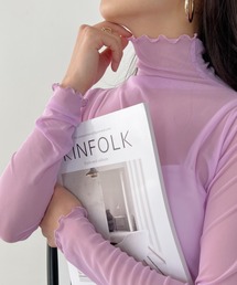 CLEA | メロウハイネックシアーインナートップス(Tシャツ/カットソー)