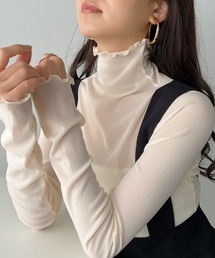 CLEA（クレア）の「メロウハイネックシアーインナートップス（Tシャツ/カットソー）」