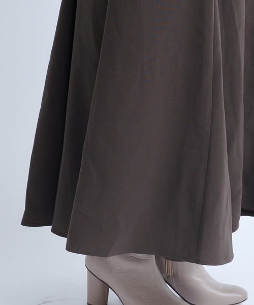 DouDou（ドゥドゥ）の「フレアキャミワンピースAW（ワンピース・レディース・ダークブラウン/カーキ・FREE）」の22枚目の写真