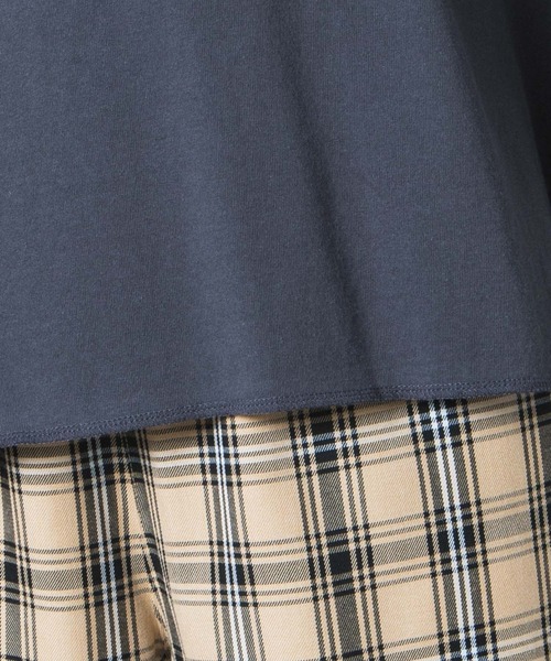 WEGO（ウィゴー）の「WEGO/USAドルマンスリーブビッグシルエットロンT（Tシャツ/カットソー・レディース・ホワイト/スミクロ/ブラウン系その他5・FREE）」の15枚目の写真