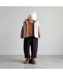 Hoppetta（ホッペッタ）の「Hoppetta ボアリバーシブルベスト（ベスト）」